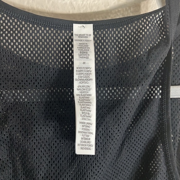 Size 2X Savage X Fenty women’s PIN UP LOW-IMPACT SPORTS BRA - Picture 7 of 12